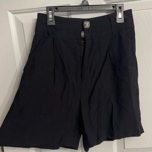 Stradivarius Button-Up Shorts